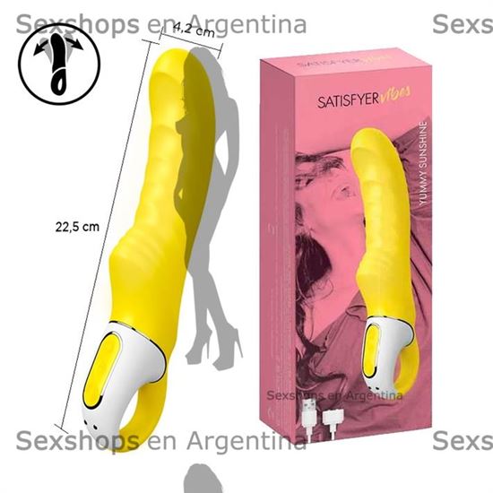 Estimulador de punto G Yummy sunshine con carga USB